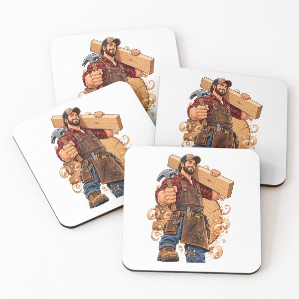 Item preview, Carpenter Woodworker Woodworking Craftsman Design designed and sold by JMDG Studio.