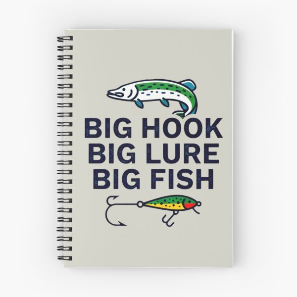 Item preview, Big Hook Big Lure Big Fish - Angler & Fishing Humor designed and sold by Stefanrajzer.
