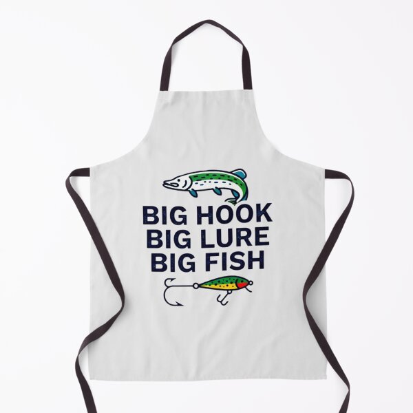 Item preview, Big Hook Big Lure Big Fish - Angler & Fishing Humor designed and sold by Stefanrajzer.