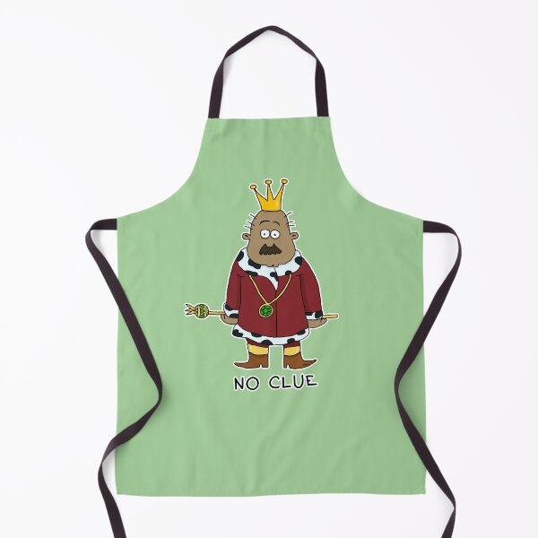 Item preview, No Clue King Sticker | Funny Imposter Syndrome Meme designed and sold by MyxaART.