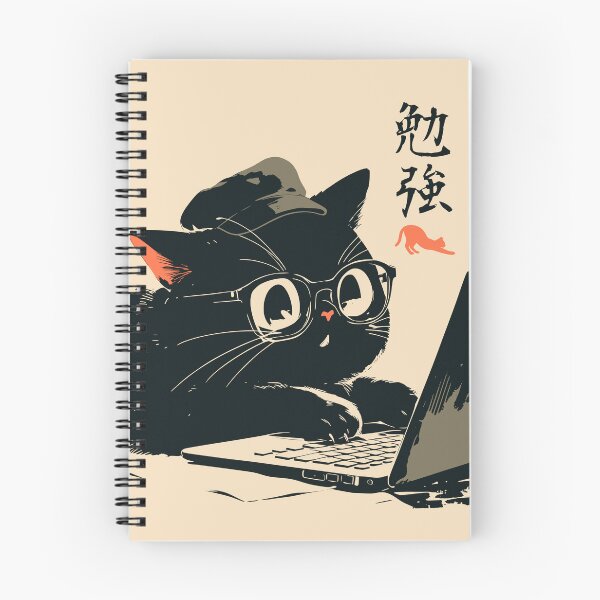 Item preview, Tired Black Cat Laptop Work From Home Japanese designed and sold by mustbewhy.