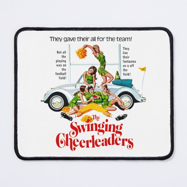 Item preview, The Swinging Cheerleaders Vintage Style Cheerleading Illustration designed and sold by Thefridaybrush.
