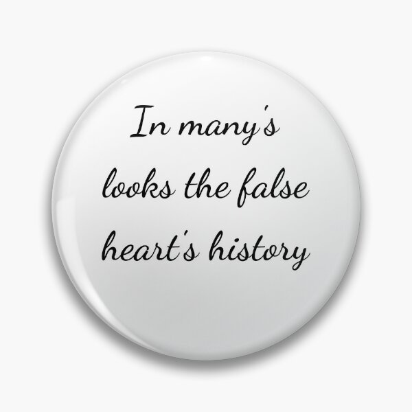 Item preview, “In many’s looks the false heart’s history” - handwriting black designed and sold by ariksworld.