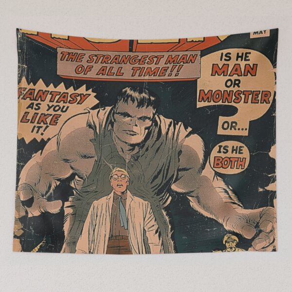 Item preview, Hulk #1 Classic Comic Book Cover Wall Art designed and sold by Iceberg Comic Book Lounge.