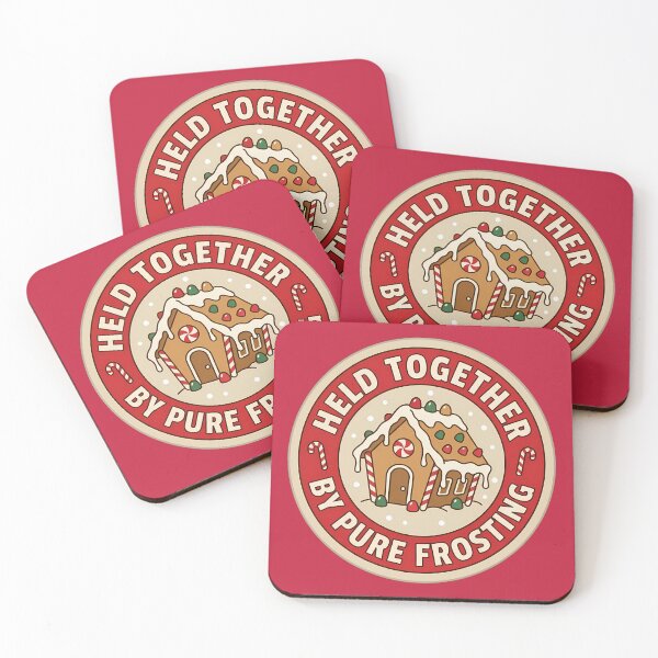 Item preview,  Held Together By Pure Frosting Gingerbread Badge designed and sold by DripCultureLab.