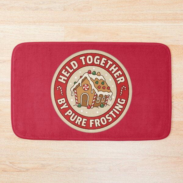 Item preview,  Held Together By Pure Frosting Gingerbread Badge designed and sold by DripCultureLab.