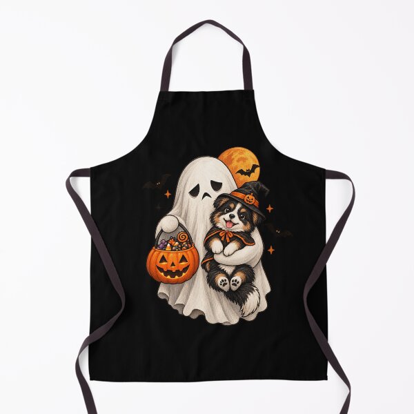 Item preview, grumpy ghost holding black pug dog meh coffee cup halloween designed and sold by 3INEKMIZAN.