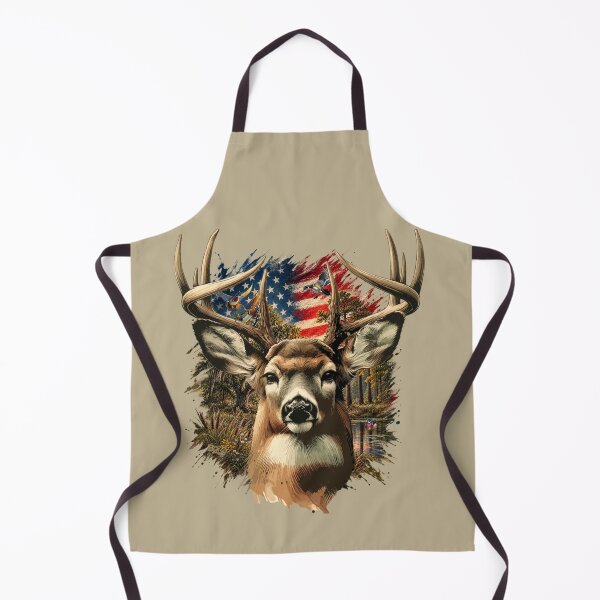 Item preview, Patriotic Americana Whitetail Deer Country Landscape designed and sold by LifeCrush.
