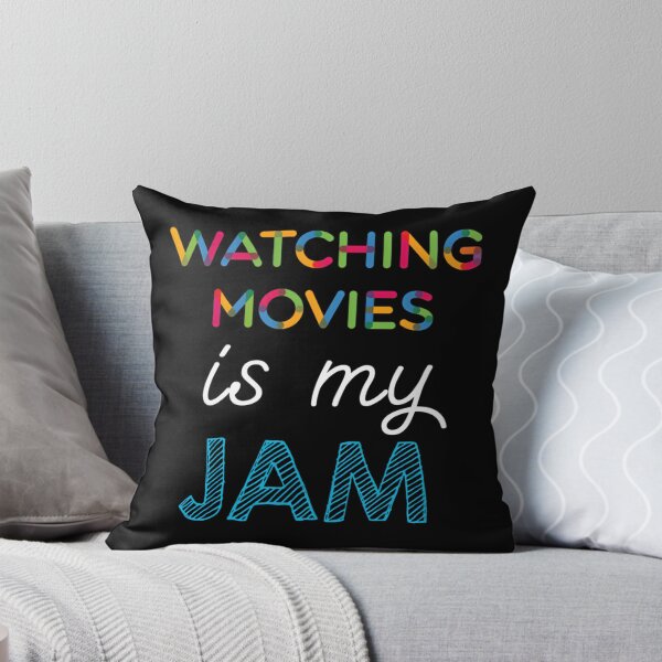 Item preview, Funny Watching Movies Is My Jam Design for Movie Lovers designed and sold by Thefridaybrush.