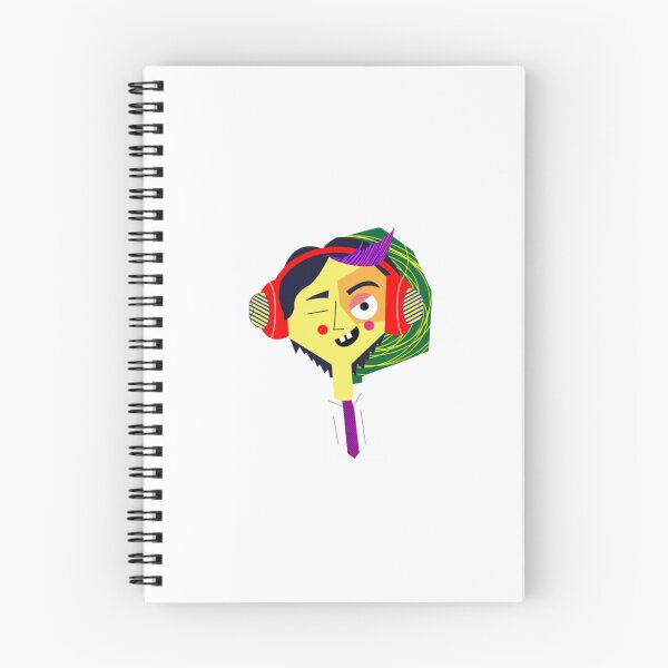 Item preview, Abstract Cubism Music DJ Boy Art designed and sold by ChaosColorCo.