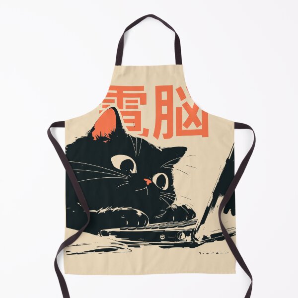 Item preview, Programmer Black Cat Laptop Japanese designed and sold by mustbewhy.