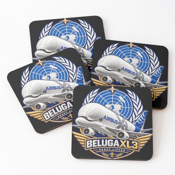 Item preview, Airbus Beluga XL3 Embroidered Aviation Crest with United Nations Emblem designed and sold by Emoji Emblems.