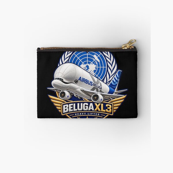 Item preview, Airbus Beluga XL3 Embroidered Aviation Crest with United Nations Emblem designed and sold by Emoji Emblems.