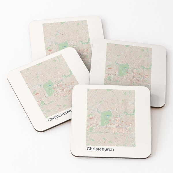 Item preview, Christchurch Minimalistic Map Art designed and sold by MapsNerd.