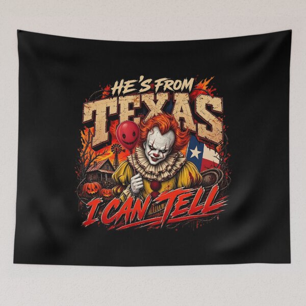 Item preview, He's From Texas I Can Tell Horror Characters  designed and sold by ocustdaleman.
