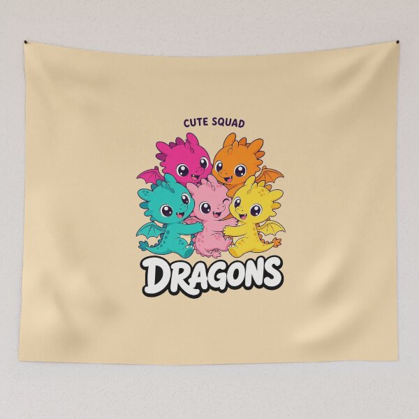 Item preview, Cute Colorful Dragon Squad designed and sold by samuelgom.