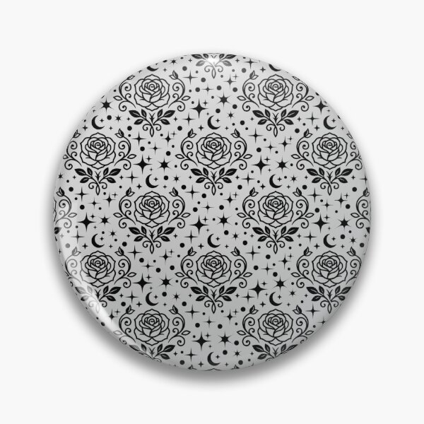 Item preview, Roses, Stars & Dots on Light Gray designed and sold by KSimpson838.