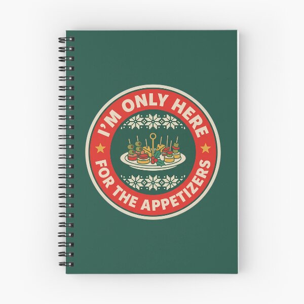 Item preview, Only Here For The Appetizers Holiday Badge designed and sold by DripCultureLab.