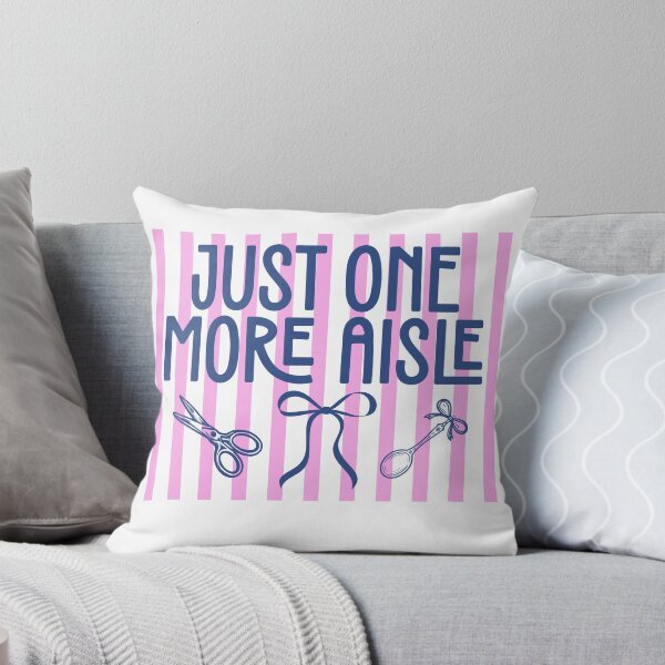 Item preview, Just One More Aisle Funny Shopping Thrifting Quote designed and sold by LASTIQUE-dd.