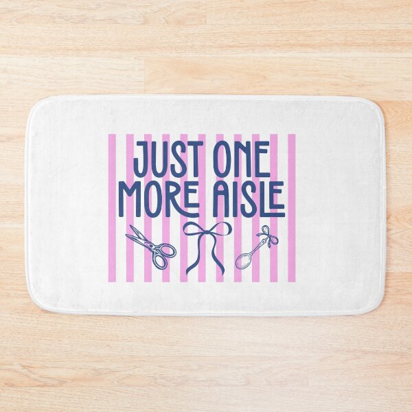 Item preview, Just One More Aisle Funny Shopping Thrifting Quote designed and sold by LASTIQUE-dd.
