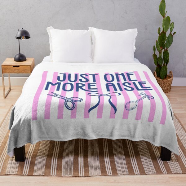 Item preview, Just One More Aisle Funny Shopping Thrifting Quote designed and sold by LASTIQUE-dd.