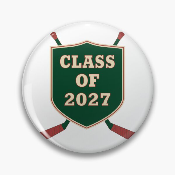 Item preview, Class of 2027 in Minnesota Green and Red colors designed and sold by Hattrixz.