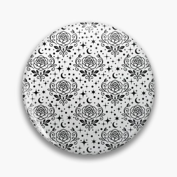 Item preview, Roses, Stars & Dots on White designed and sold by KSimpson838.
