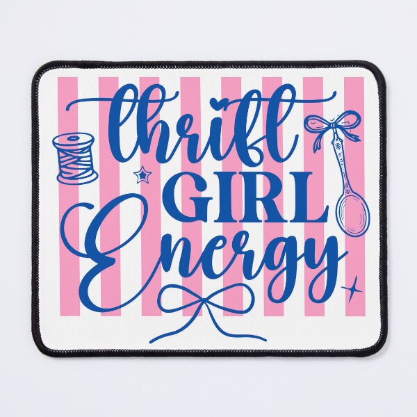 Item preview, Thrift Girl Energy Vintage Shopping Bow Design designed and sold by LASTIQUE-dd.