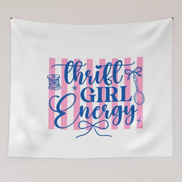 Item preview, Thrift Girl Energy Vintage Shopping Bow Design designed and sold by LASTIQUE-dd.