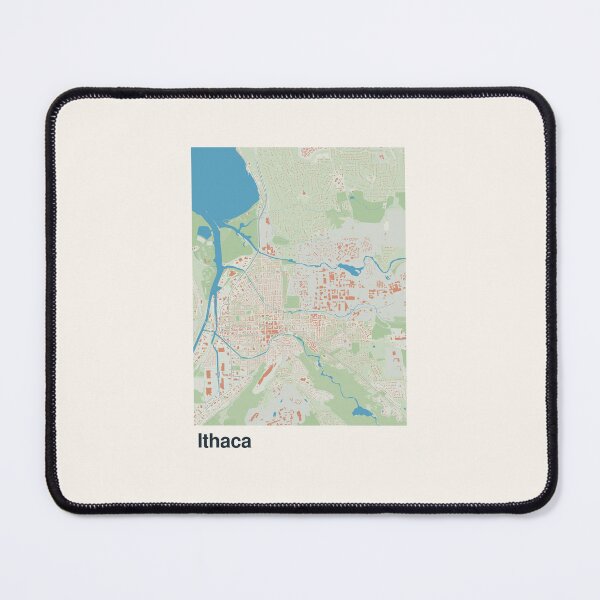 Item preview, Ithaca Minimalistic Map Art designed and sold by MapsNerd.