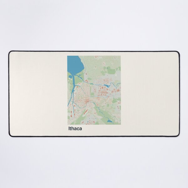 Item preview, Ithaca Minimalistic Map Art designed and sold by MapsNerd.