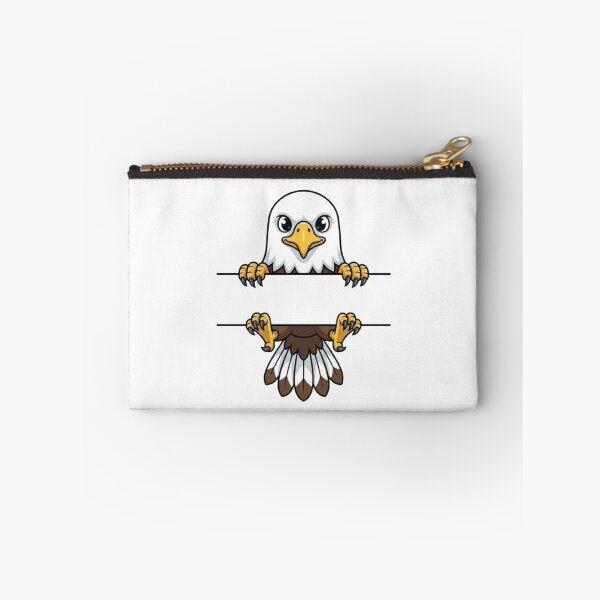 Item preview, Cute Peeking Eagle Name Frame Split Monogram designed and sold by PetalsPaws.