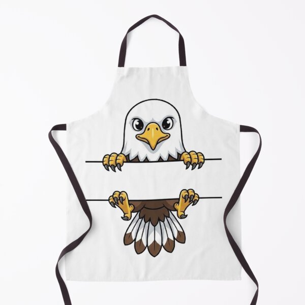 Item preview, Cute Peeking Eagle Name Frame Split Monogram designed and sold by PetalsPaws.
