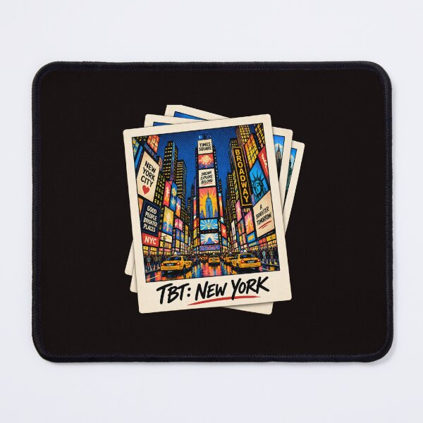 Item preview, TBT: New York - Times Square - Vintage - Polaroid - Pop Art - Travel Souvenir designed and sold by ByJeffro.
