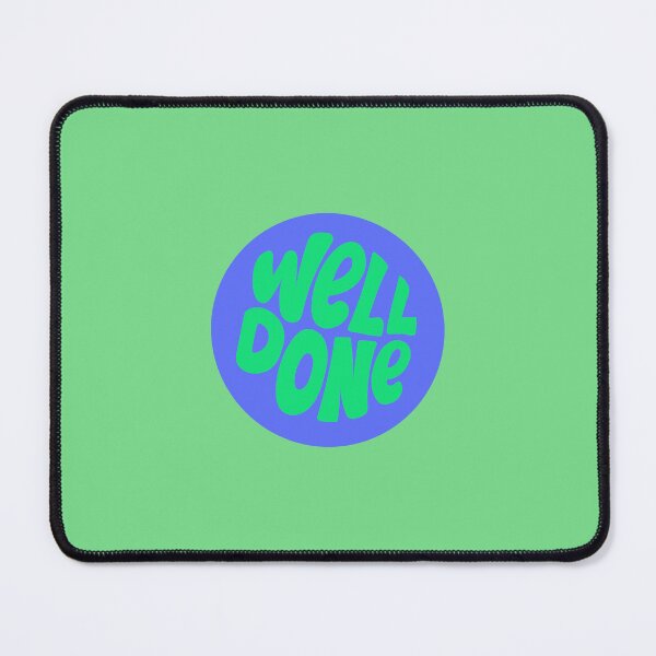 Item preview, Well Done Groovy Y2K Retro Affirmation Badge designed and sold by PixellaneArt.