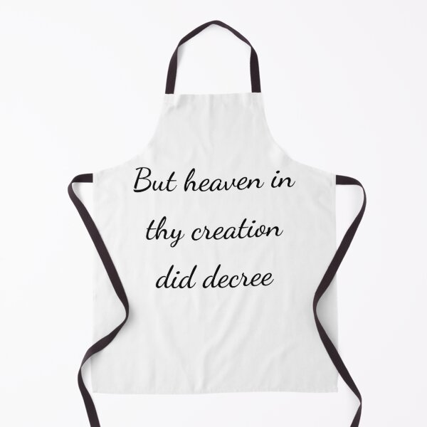 Item preview, “But heaven in thy creation did decree” - handwriting black designed and sold by ariksworld.