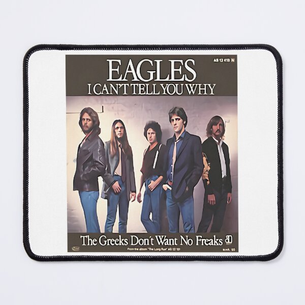 Item preview, Classic Eagles Band Inspired Retro Rock Music Design designed and sold by KARIM Moustaid.