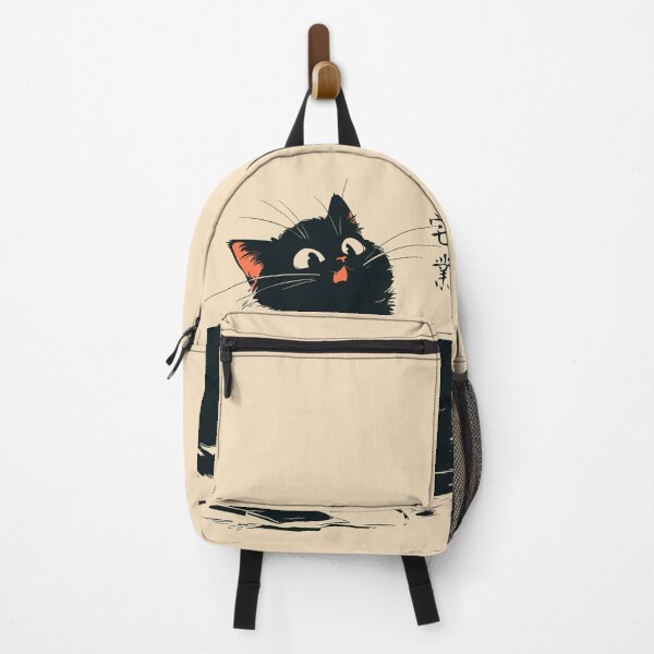 Item preview, WFH Office Humor Black Cat Laptop Japanese Retro designed and sold by mustbewhy.
