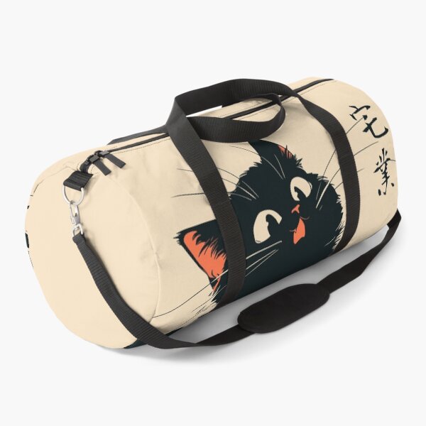 Item preview, WFH Office Humor Black Cat Laptop Japanese Retro designed and sold by mustbewhy.
