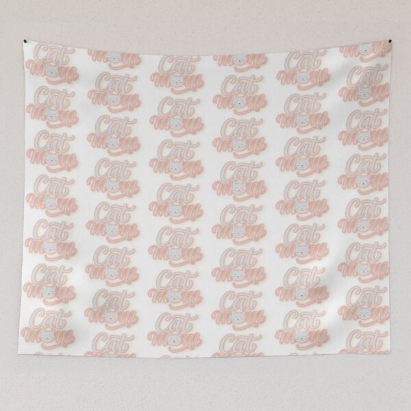 Item preview, Cat Mom - Cotton Candy Pink designed and sold by LZenDesigns.