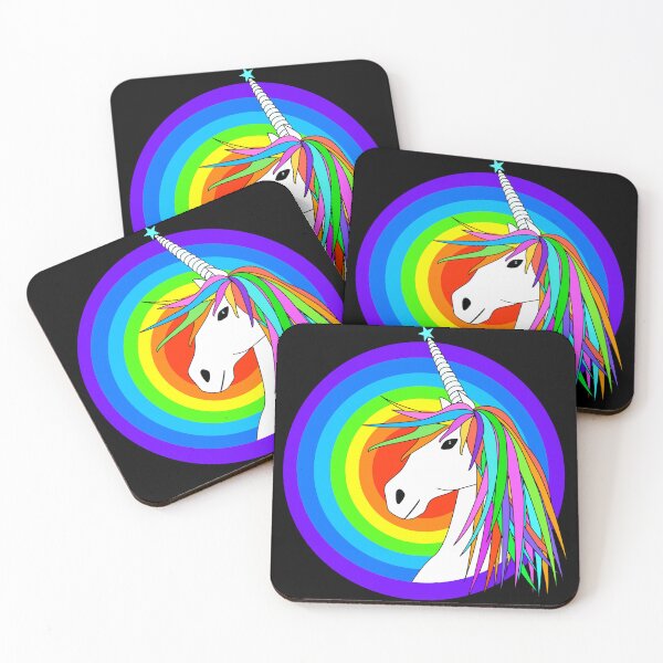 Item preview, Unicorn and Rainbow designed and sold by SuzanaTArt.