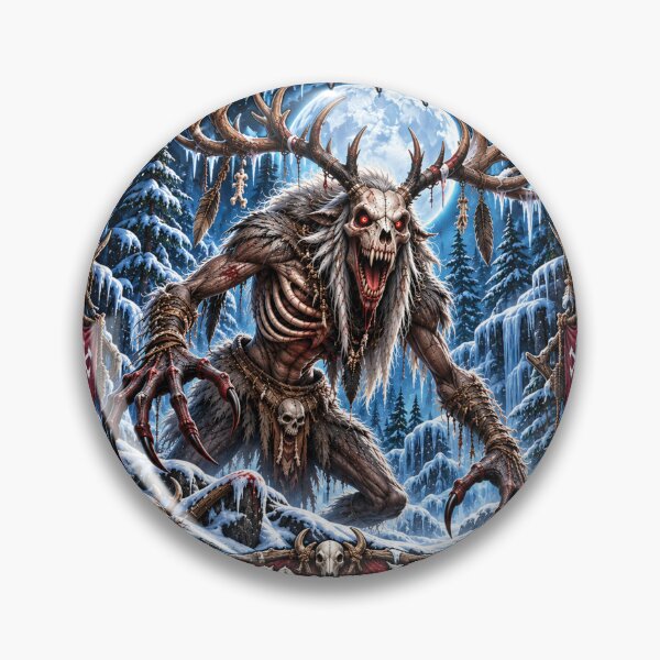 Item preview, Scary Wendigo Monster The Hunger Never Dies designed and sold by M. Mamdouh Artworks.