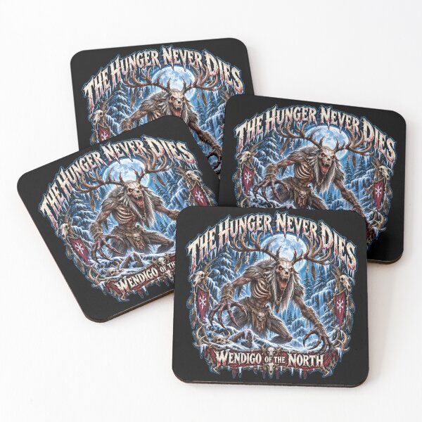 Item preview, Scary Wendigo Monster The Hunger Never Dies designed and sold by M. Mamdouh Artworks.