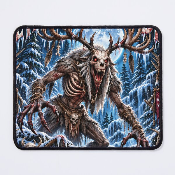 Item preview, Scary Wendigo Monster The Hunger Never Dies designed and sold by M. Mamdouh Artworks.