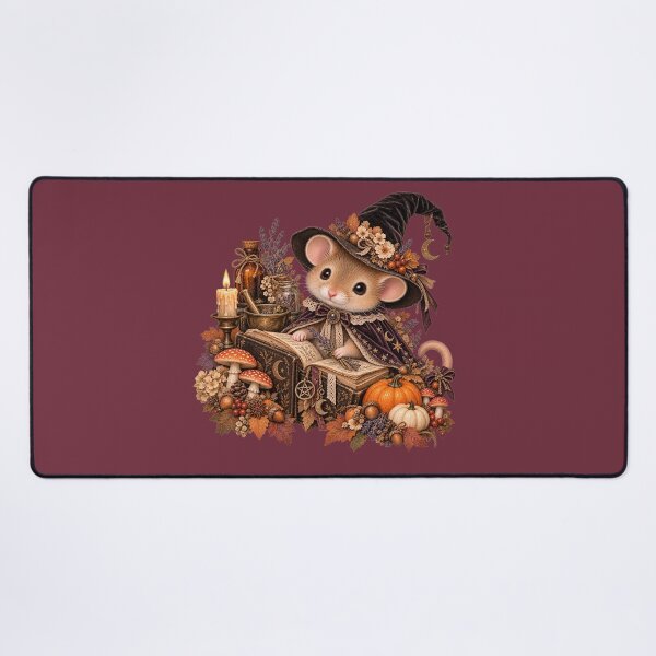 Item preview, Premium Cottagecore Spellbook Dormouse Art – Vintage Halloween Print designed and sold by MagicMakerPh.