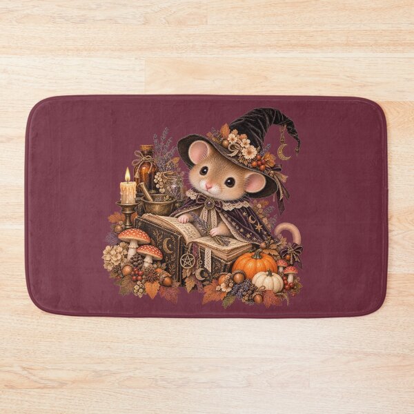 Item preview, Premium Cottagecore Spellbook Dormouse Art – Vintage Halloween Print designed and sold by MagicMakerPh.