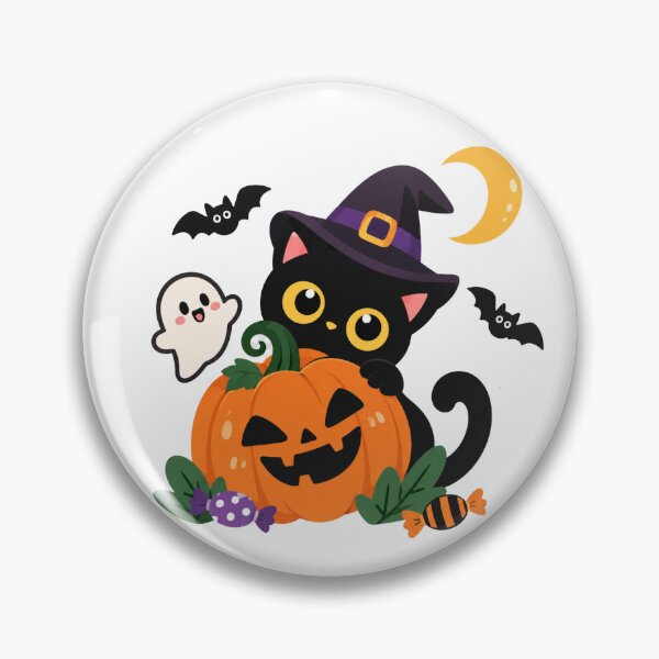 Item preview, Spooky Pumpkin Cat designed and sold by meesara.