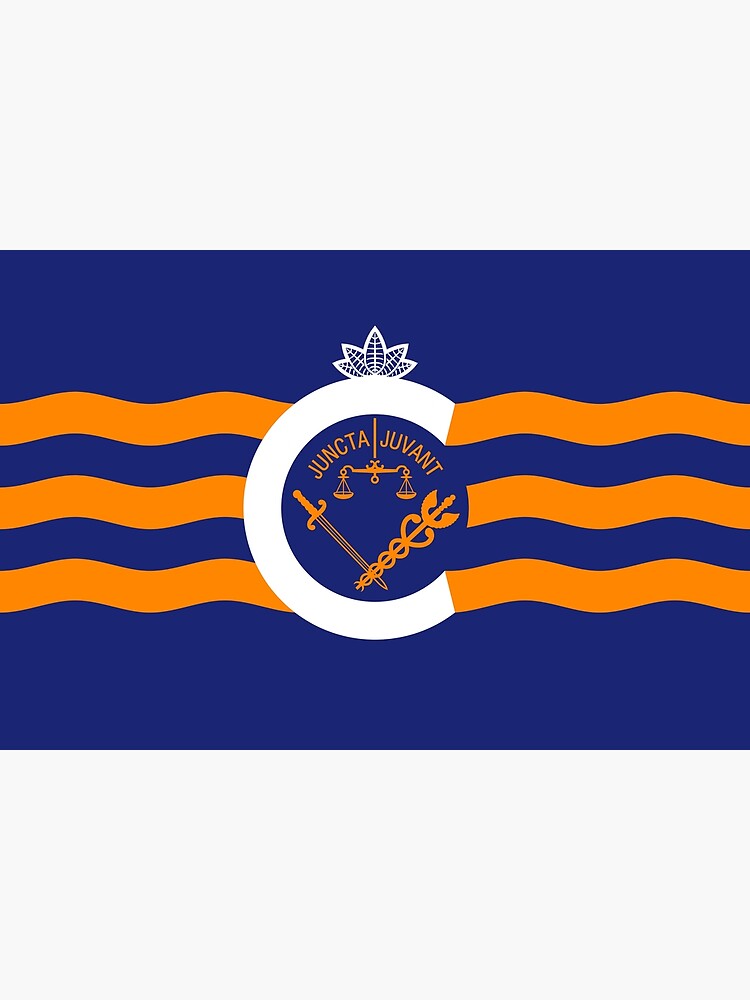 Flag of Cincinnati, Ohio, FC Cincinnati version, inverse | United ...