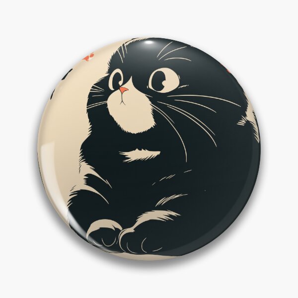 Item preview, Focused Black Cat Staring Laptop Screen Japanese designed and sold by mustbewhy.