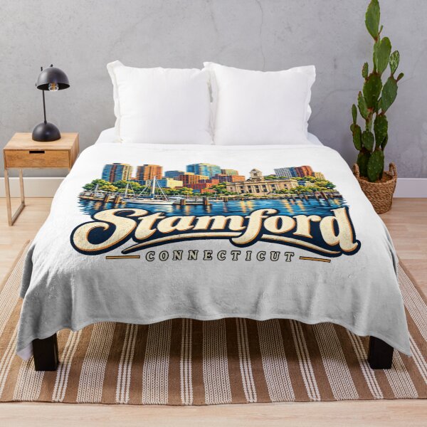Item preview, Vintage Stamford Connecticut Travel Souvenir Landmark Gift designed and sold by MichaeIRellov.